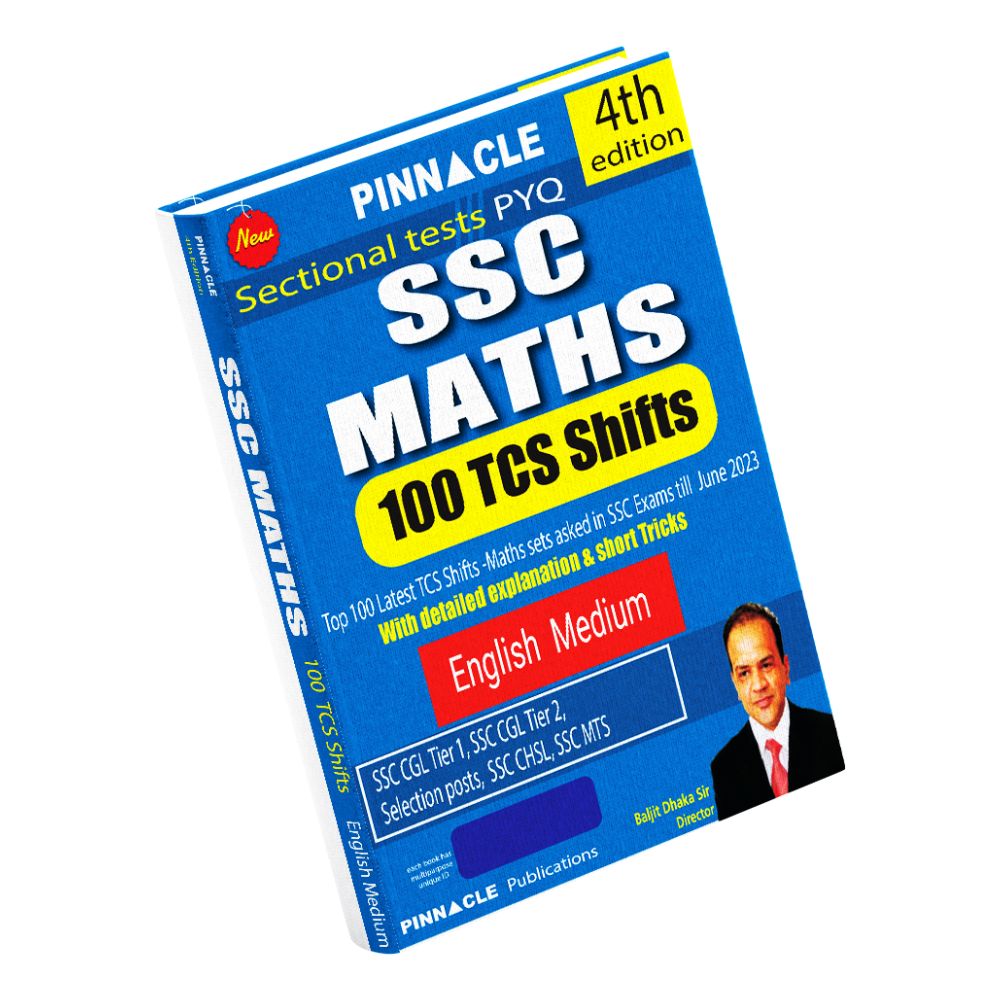 SSC Maths 100 TCS Shifts with detailed explanation annd short tricks 4th edition english medium 